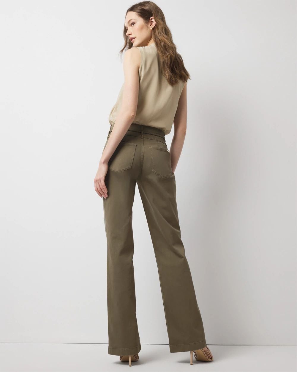 Petite Extra High-Rise Pret Trouser Pant | White House Black